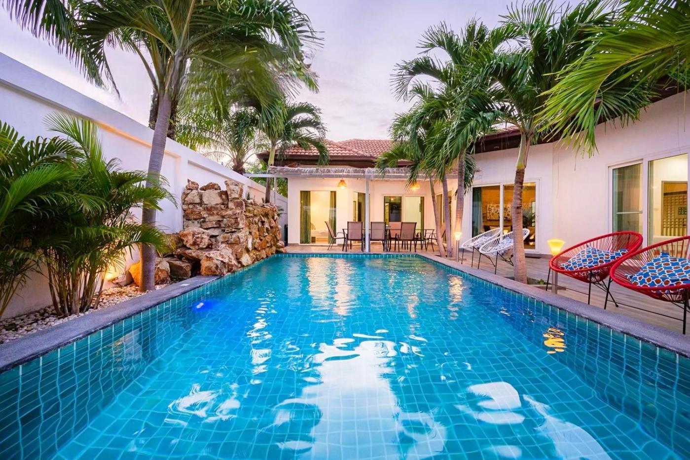 Majestic Residence Pool Villa 4 Bedrooms Private Beach باتايا المظهر الخارجي الصورة
