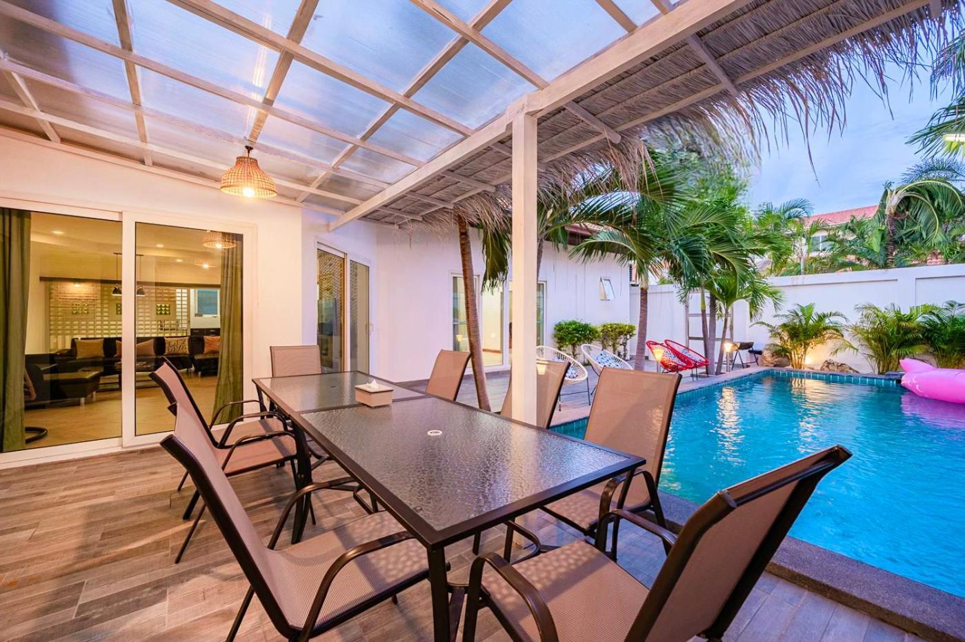 Majestic Residence Pool Villa 4 Bedrooms Private Beach باتايا المظهر الخارجي الصورة