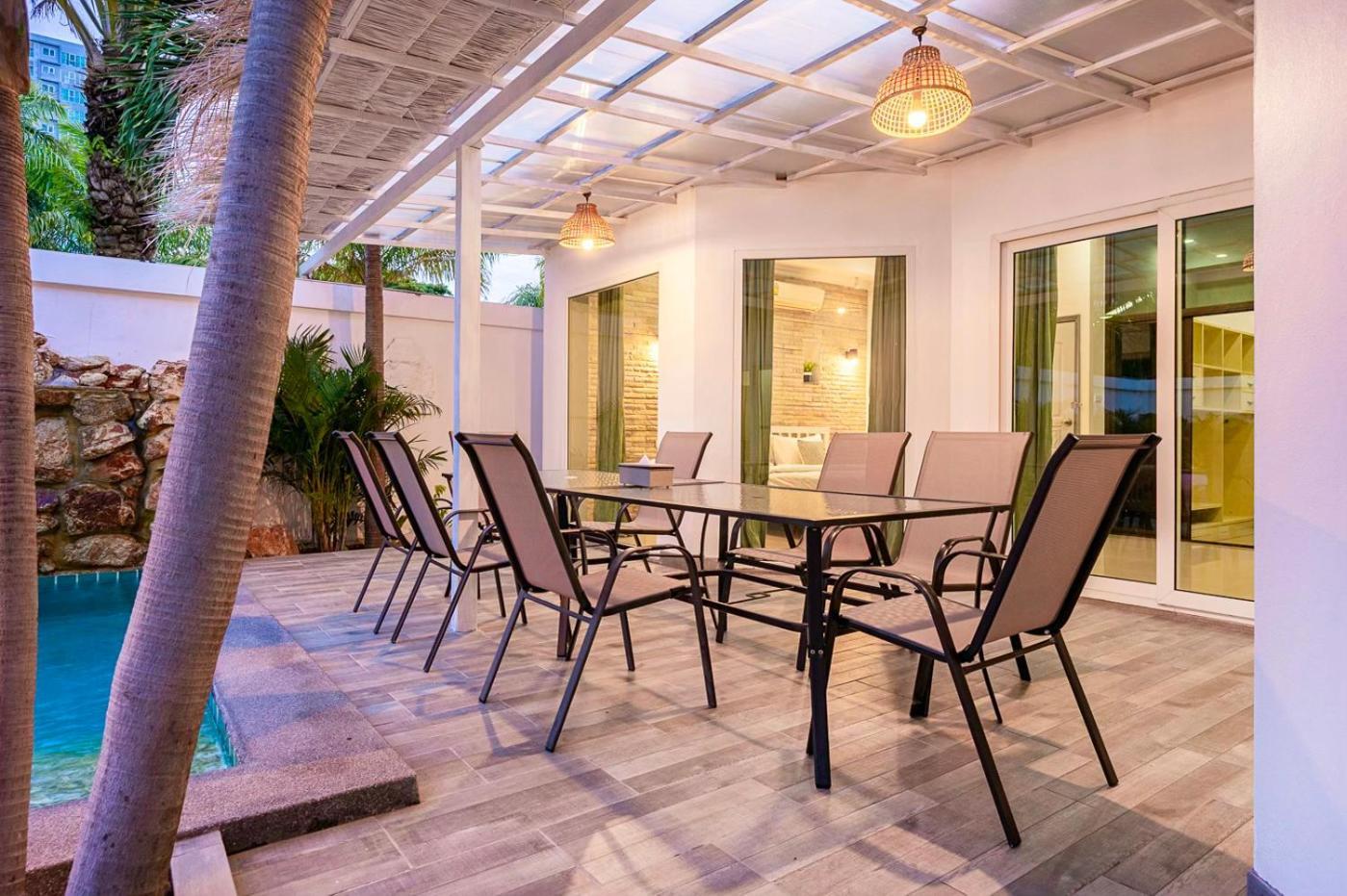 Majestic Residence Pool Villa 4 Bedrooms Private Beach باتايا المظهر الخارجي الصورة